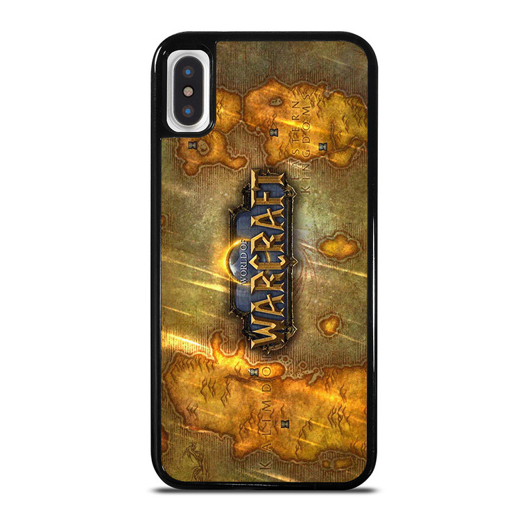 WORLD OF WARCRAFT GAMES MAP 2 iPhone X / XS Case Cover