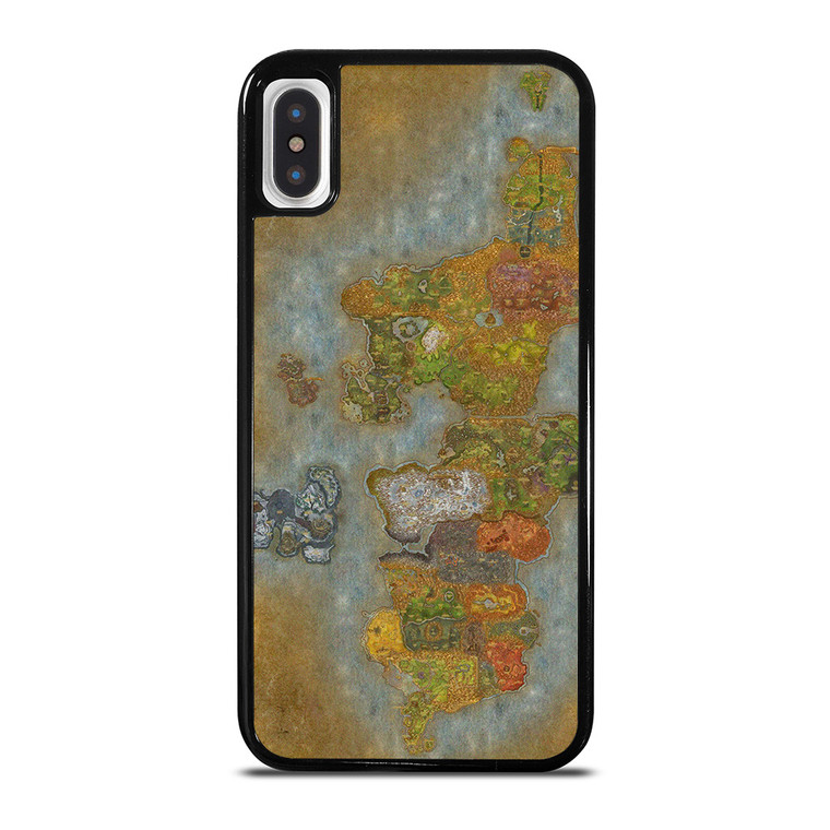 WORLD OF WARCRAFT GAMES MAP iPhone X / XS Case Cover