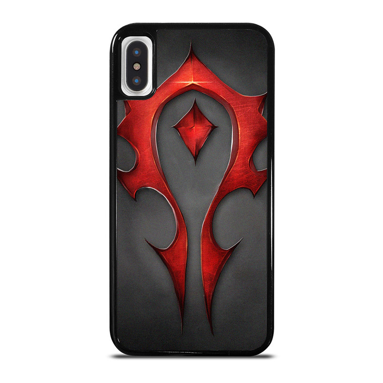 WORLD OF WARCRAFT HORDE LOGO iPhone X / XS Case Cover