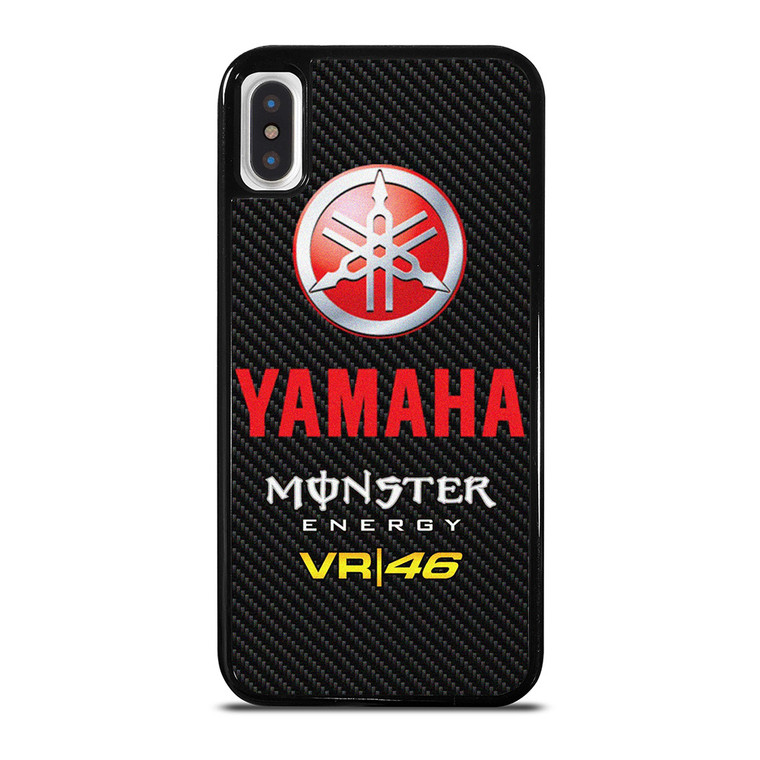 YAMAHA RACING VR46 CARBON LOGO iPhone X / XS Case Cover