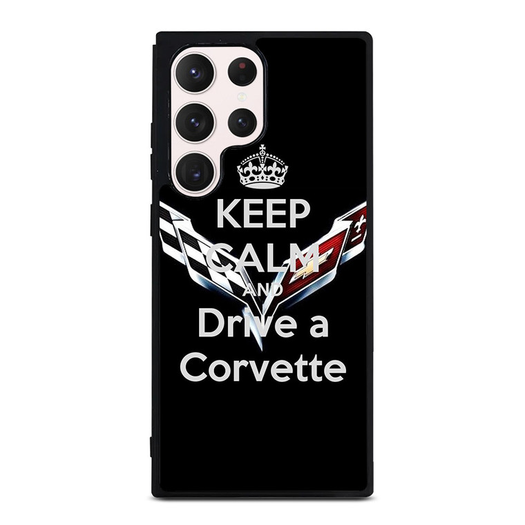 KEEP CALM AND DRIVE CORVETTE  Samsung Galaxy S23 Ultra Case Cover