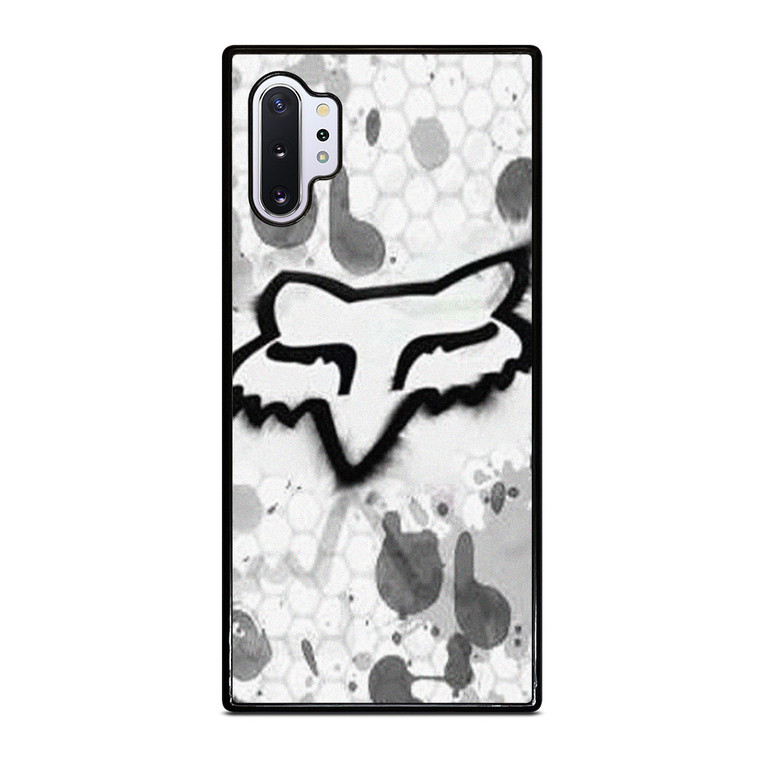 FOX RACING WHITE BRUSHED LOGO Samsung Galaxy Note 10 Plus Case Cover