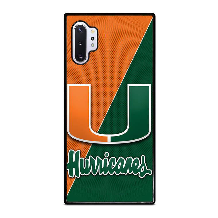 MIAMI HURRICANES LOGO CARBON Samsung Galaxy Note 10 Plus Case Cover