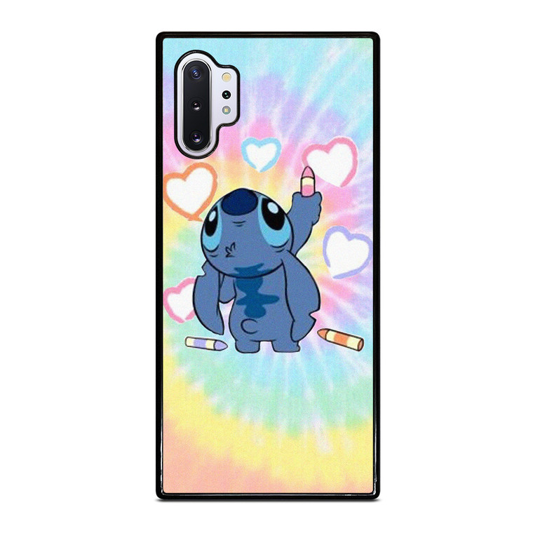 STITCH CARTOON TIE DYE PATTERN Samsung Galaxy Note 10 Plus Case Cover