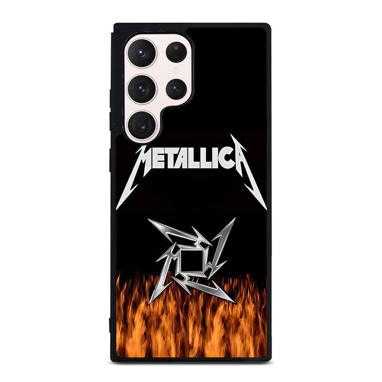 METALLICA METAL BAND FIRE  Samsung Galaxy S23 Ultra Case Cover
