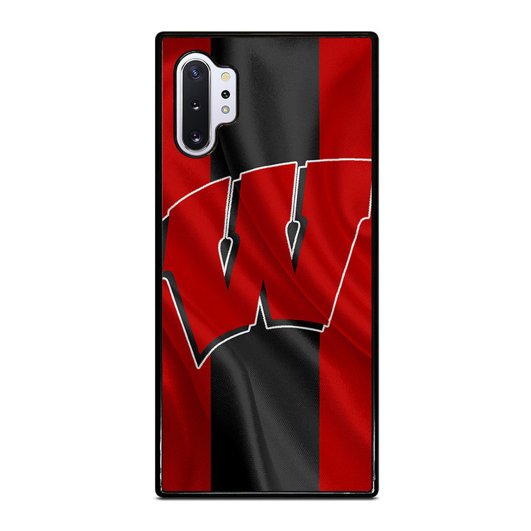 WISCONSIN BADGERS FLAG Samsung Galaxy Note 10 Plus Case Cover