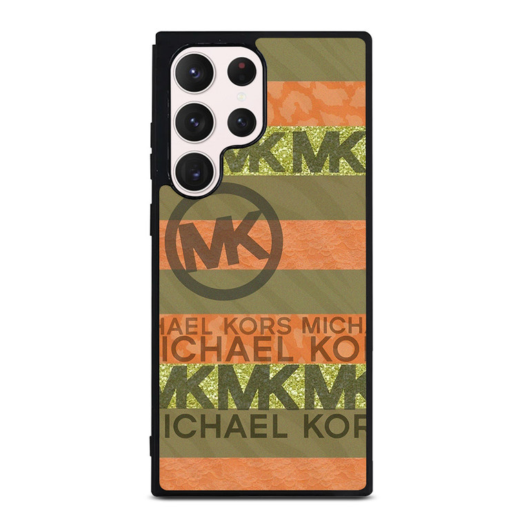 MICHAEL KORS PEACH STRIPE  Samsung Galaxy S23 Ultra Case Cover MICHAEL KORS PEACH STRIPE  Samsung Galaxy S23 Ultra Case Cover