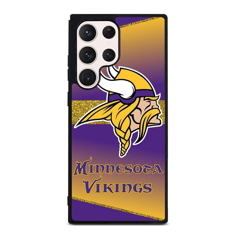 MINNESOTA VIKINGS GLITTER LOGO  Samsung Galaxy S23 Ultra Case Cover