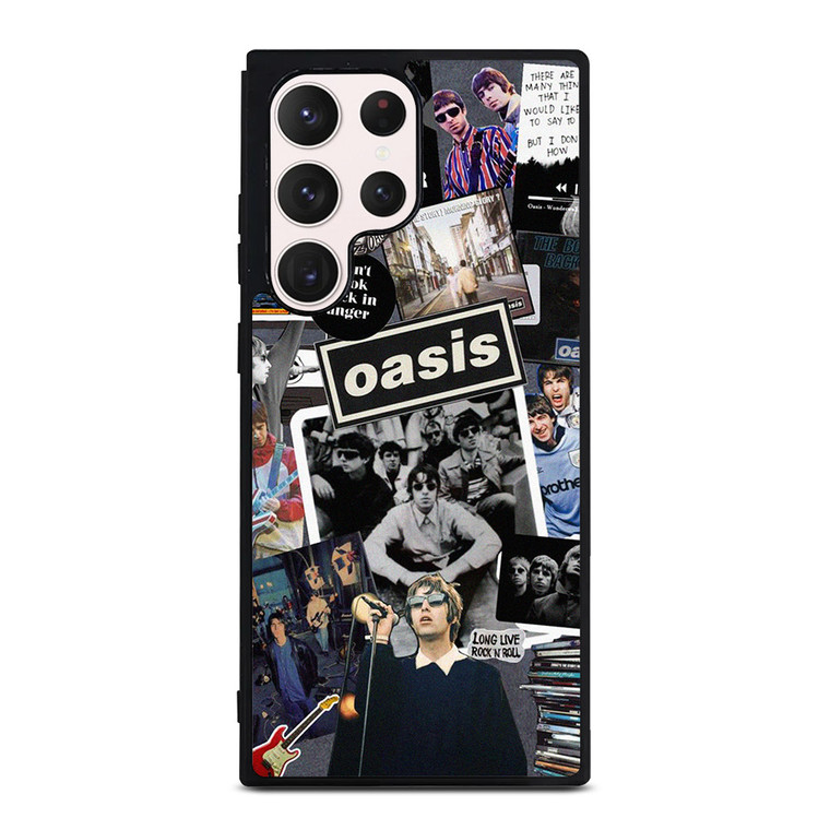 OASIS ROCK BAND COLLAGE  Samsung Galaxy S23 Ultra Case Cover OASIS ROCK BAND COLLAGE  Samsung Galaxy S23 Ultra Case Cover