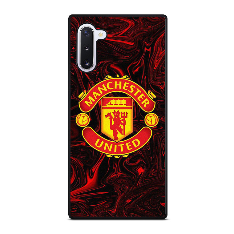 MANCHESTER UNITED RED MARBLE LOGO Samsung Galaxy Note 10 Case Cover