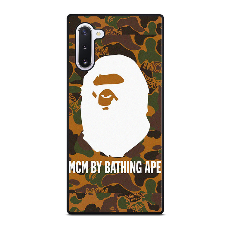 MCM BAPE BATHING APE CAMO Samsung Galaxy Note 10 Case Cover