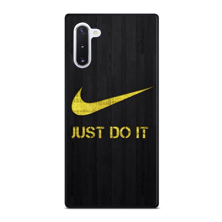 NIKE JUST DO IT WOOD LOGO YELLOW Samsung Galaxy Note 10 Case Cover