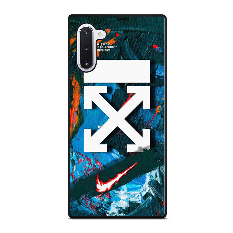 NIKE OFF WHITE ABSTRACT PAINTING Samsung Galaxy Note 10 Case Cover