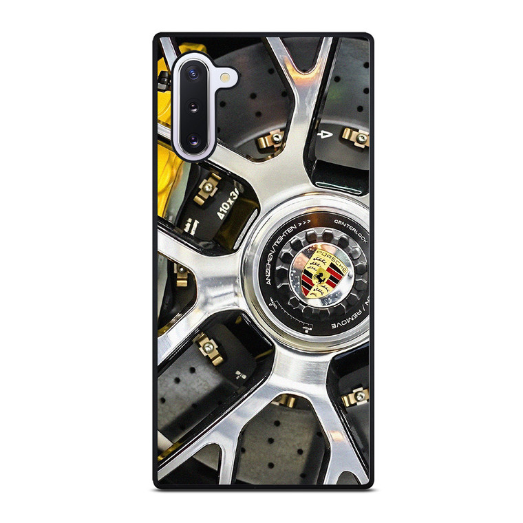 PORSCHE WHEEL CHROME Samsung Galaxy Note 10 Case Cover