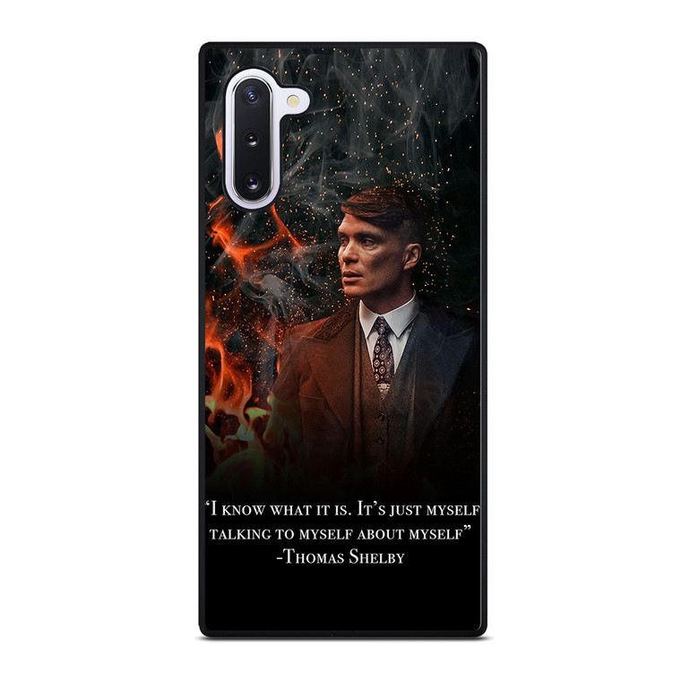 THOMAS SHELBY PEAKY BLINDERS QUOTES Samsung Galaxy Note 10 Case Cover