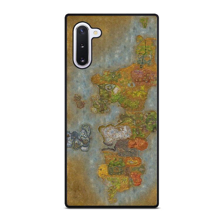 WORLD OF WARCRAFT GAMES MAP Samsung Galaxy Note 10 Case Cover