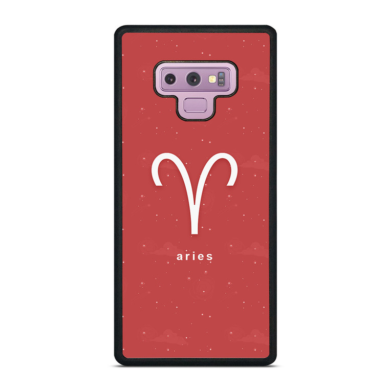 ARIES ZODIAC SIGN PINK Samsung Galaxy Note 9 Case Cover