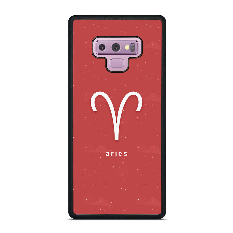 ARIES ZODIAC SIGN PINK Samsung Galaxy Note 9 Case Cover