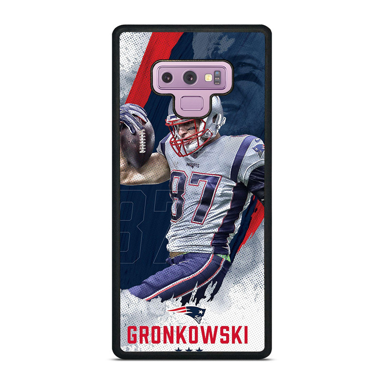 ROB GRONKOWSKI NEW ENGLAND PATRIOT FOOTBALL Samsung Galaxy Note 9 Case Cover