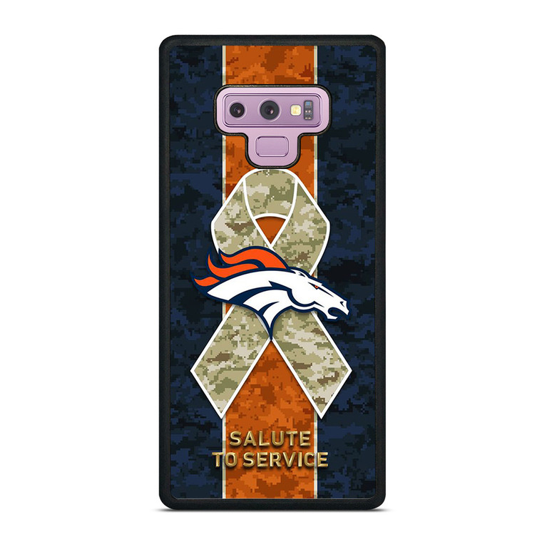 SALUTE TO SERVICE DENVER BRONCOS Samsung Galaxy Note 9 Case Cover