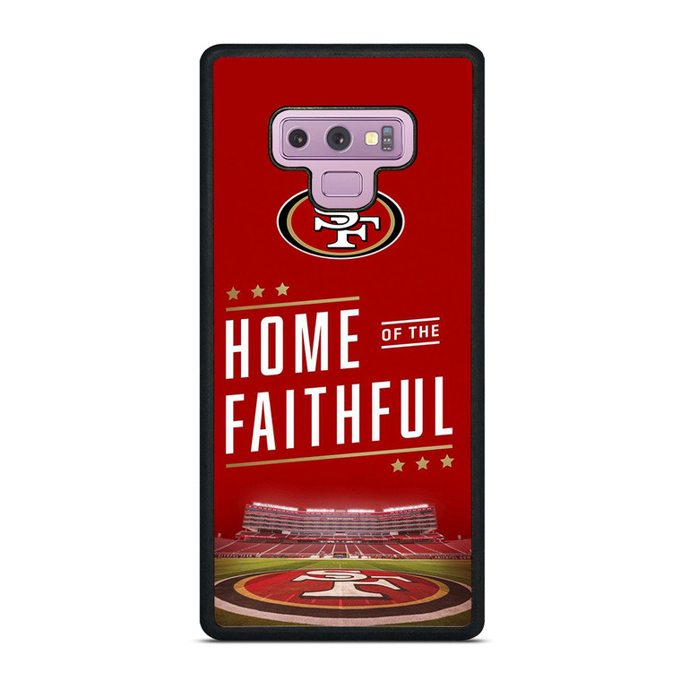 SAN FRANCISCO 49ERS HOME OF FAITHFUL Samsung Galaxy Note 9 Case Cover