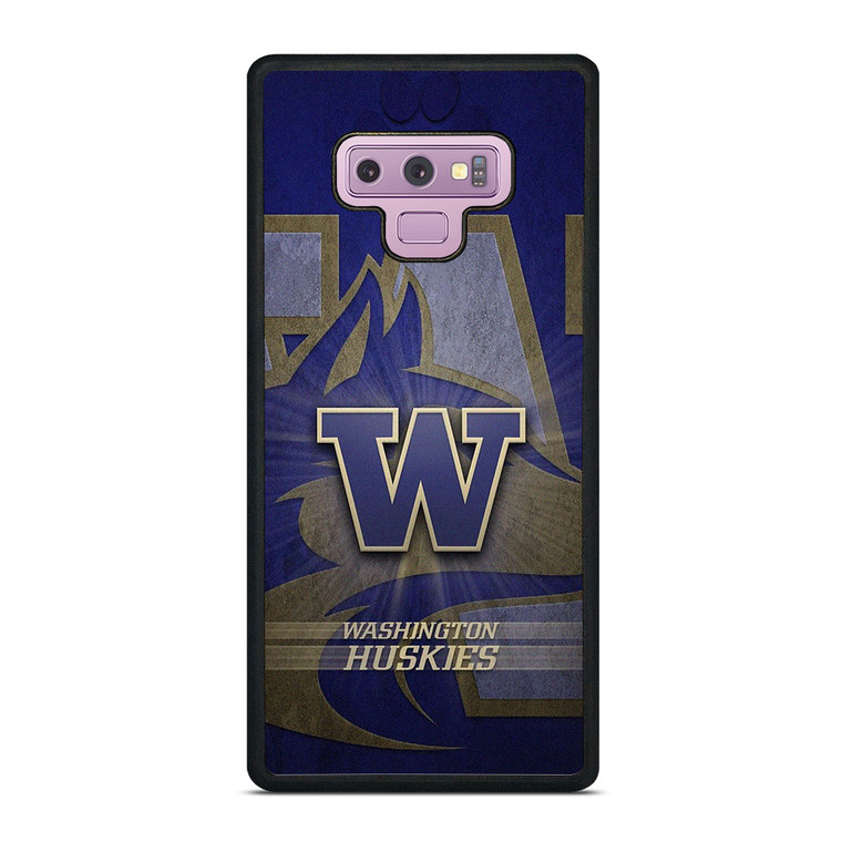 WASHINGTON HUSKIES LOGO METAL Samsung Galaxy Note 9 Case Cover