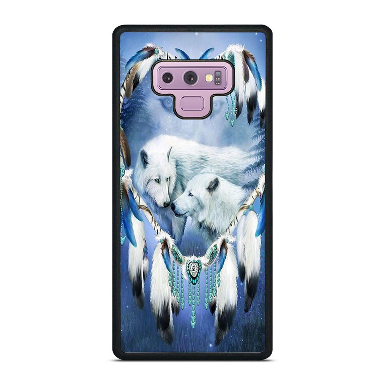 WHITE WOLF DREAMCATCHER Samsung Galaxy Note 9 Case Cover