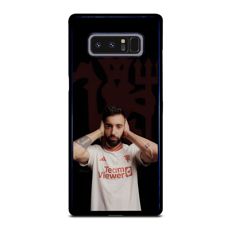 BRUNO FERNANDES MANCHESTER UNITED RED DEVILS Samsung Galaxy Note 8 Case Cover