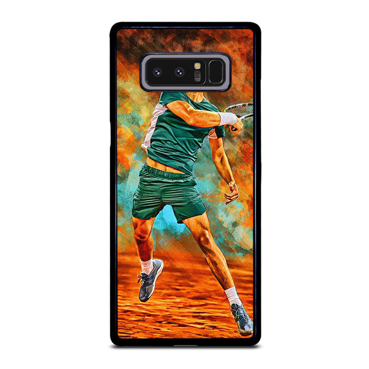 CARLOS ALCARAZ TENNIS Samsung Galaxy Note 8 Case Cover