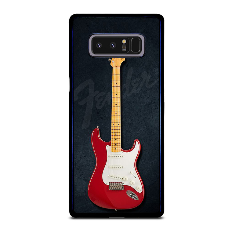 FENDER GUITAR RED Samsung Galaxy Note 8 Case Cover