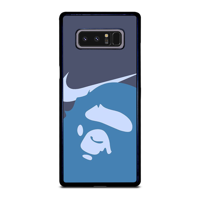NIKE X BAPE BLUE LOGO Samsung Galaxy Note 8 Case Cover