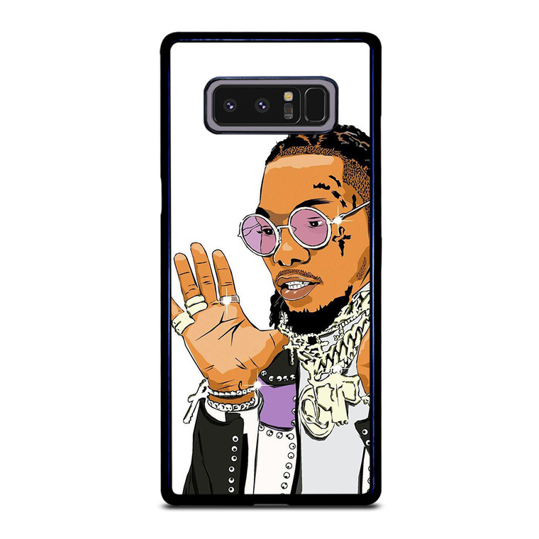 OFFSET RAPPER CARTOON Samsung Galaxy Note 8 Case Cover