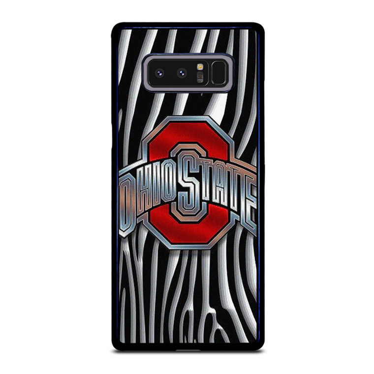 OHIO STATE FOOTBALL METAL ABSTRACT LOGO Samsung Galaxy Note 8 Case Cover