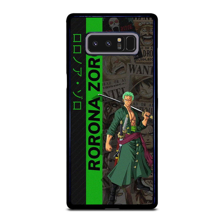 RORONA ZORO ANIME MANGA Samsung Galaxy Note 8 Case Cover RORONA ZORO ANIME MANGA Samsung Galaxy Note 8 Case Cover