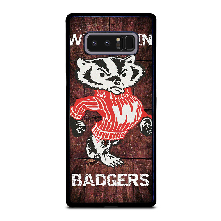 WISCONSIN BADGERS RUSTY SYMBOL Samsung Galaxy Note 8 Case Cover