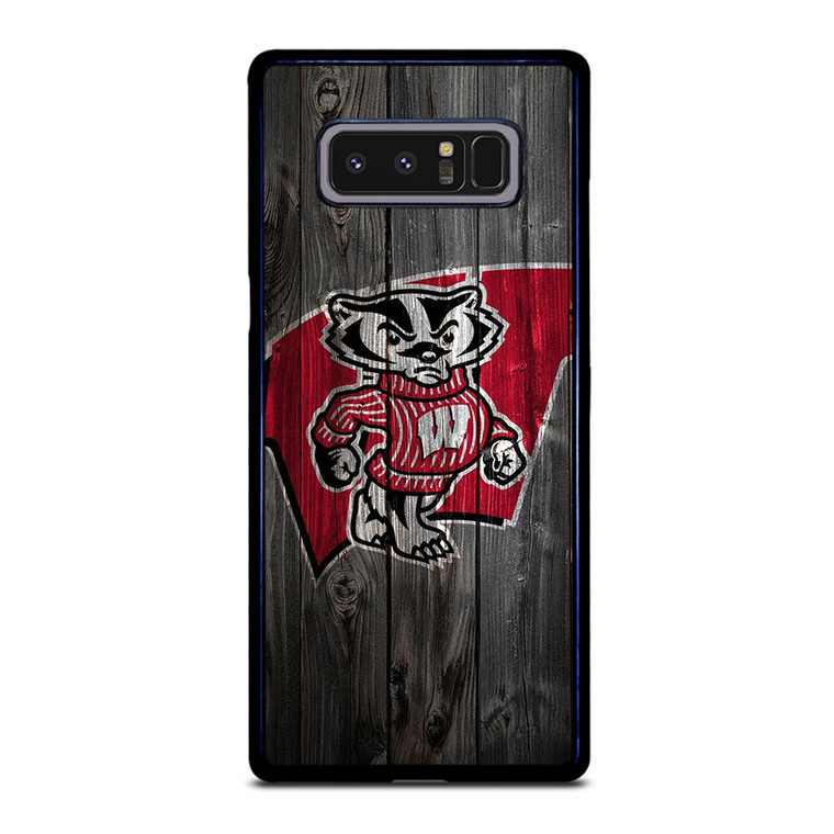 WISCONSIN BADGERS WOOD LOGO Samsung Galaxy Note 8 Case Cover