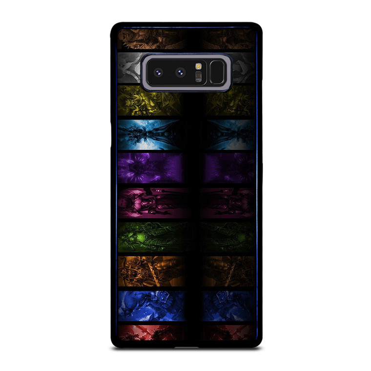 WORLD OF WARCRAFT HERO COLLAGE Samsung Galaxy Note 8 Case Cover
