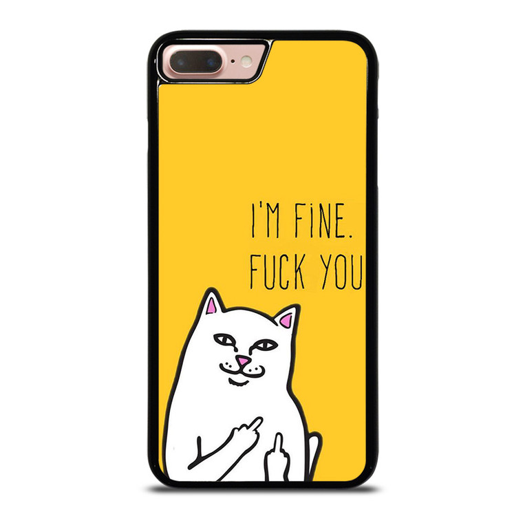 RIPNDIP CAT FUCK YOU iPhone 7 / 8 Plus Case Cover