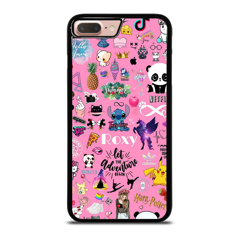 ROXY CARTOON PINK COLLAGE iPhone 7 / 8 Plus Case Cover