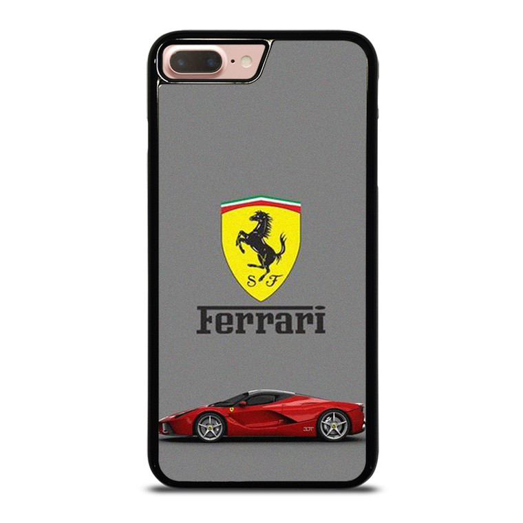 SCUDERIA FERRARI LOGO SUPER CAR RED iPhone 7 / 8 Plus Case Cover