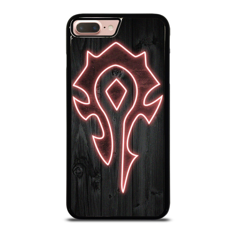 WORLD OF WARCRAFT HORDE WOOD LOGO iPhone 7 / 8 Plus Case Cover