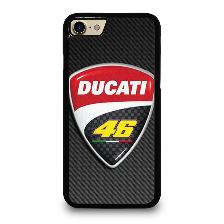 DUCATI VR46 VALENTINO ROSSI CARBON EMBLEM iPhone 7 / 8 Case Cover