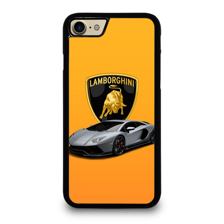 LAMBORGHINI ORANGE EMBLEM iPhone 7 / 8 Case Cover