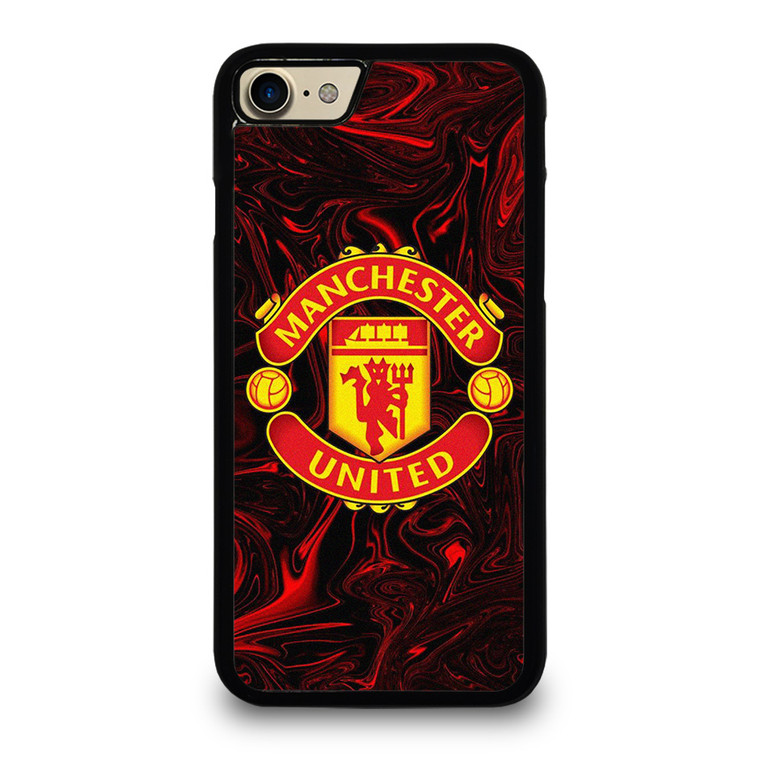 MANCHESTER UNITED RED MARBLE LOGO iPhone 7 / 8 Case Cover