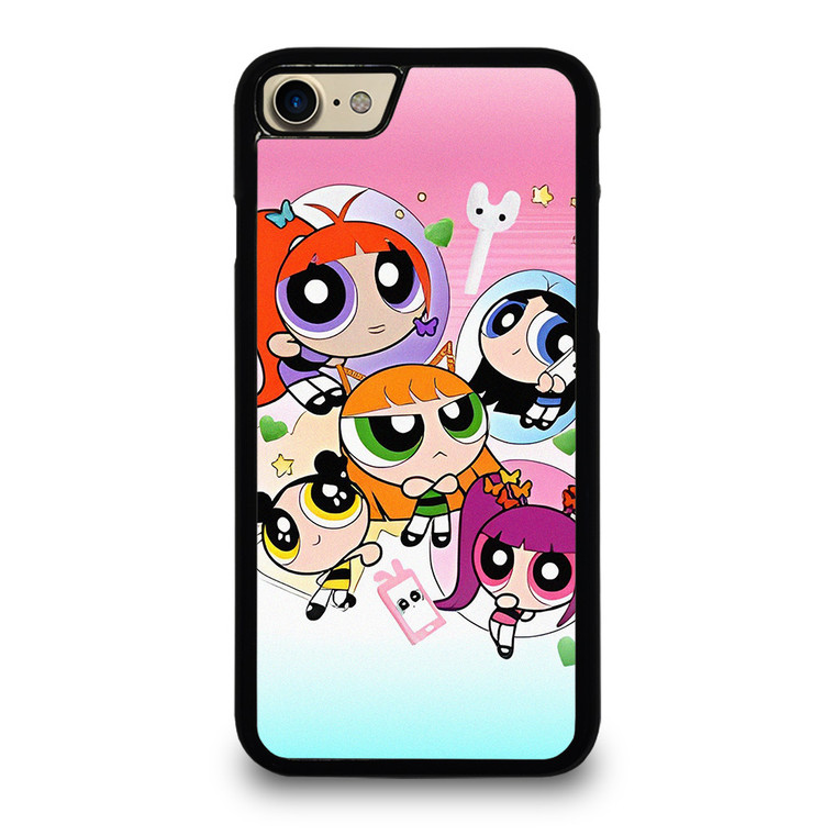 NEW JEANS KPOP X POWERPUFF GIRLS CARTOON iPhone 7 / 8 Case Cover