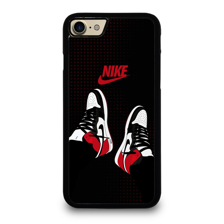 NIKE AIR JORDAN RETRO 1 RED iPhone 7 / 8 Case Cover