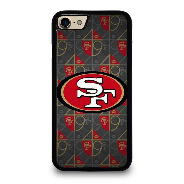 SAN FRANCISCO 49ERS LOGO PATTERN iPhone 7 / 8 Case Cover
