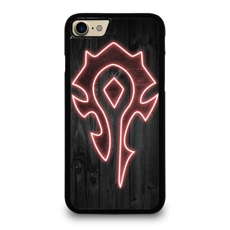 WORLD OF WARCRAFT HORDE WOOD LOGO iPhone 7 / 8 Case Cover