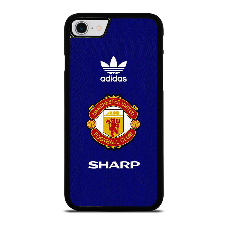 ADIDAS MANCHESTER UNITED SHARP RETRO LOGO iPhone SE 2022 Case Cover
