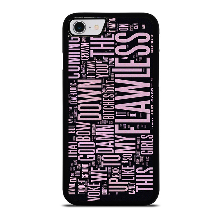 BEYONCE FLAWLESS TYPOGAPHY iPhone SE 2022 Case Cover